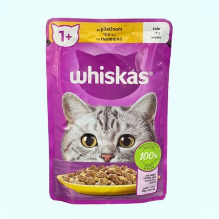 جل طعام للقطط  whiskas  - أكبر من عمر سنه
