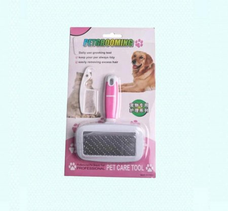 مشط كلاب وقطط  ابر -يد بلاستيك حجم كبير