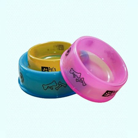 صحن قطط وكلاب ملون 