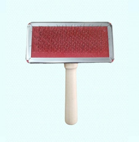 مشط كلاب ابر - يد خشب