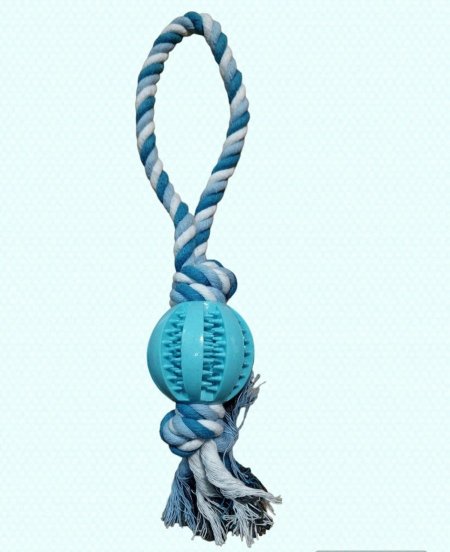 لعبه حبل عظمة علف للكلاب 