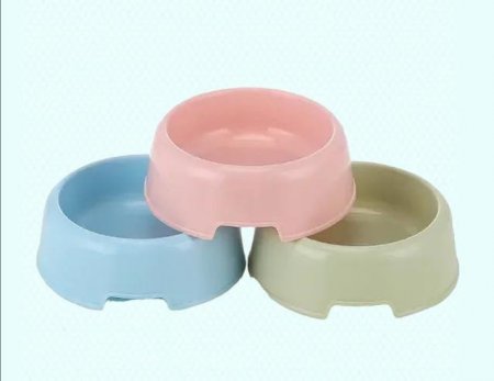 صحن قطط وكلاب بلاستيك 