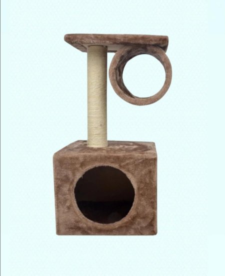 ستاند قطط مع عصا خرمشة مكعب