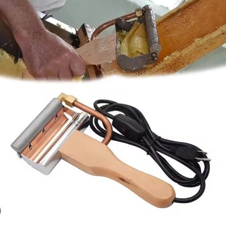 قشاطة عسل برواز سكين كهربا