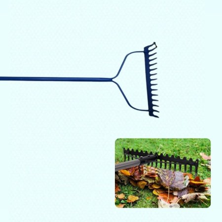 مشط ارض مع عصا حديد