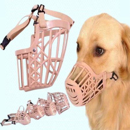 كمامة كلب بلاستيك 6 احجام