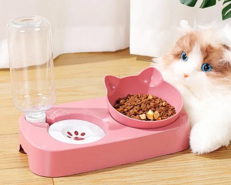 مشرب ومأكل قطط وكلاب مشكل