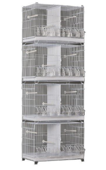 قفص طيور مع فاصل