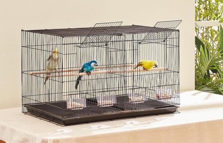 قفص طيور مع فاصل
