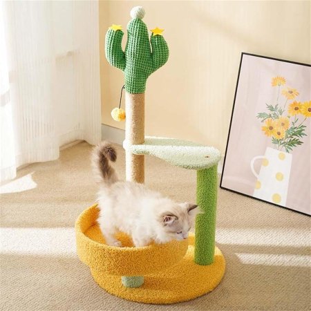 ستاند قطط صبارة مع مقعد 1