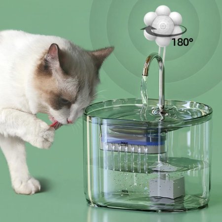 نافورة ماء شفاف 2.2 لتر <br> <span class='text-color-warm'>سيتوفر قريباً</span>