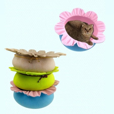 فرشة وردة للقطط والكلاب 